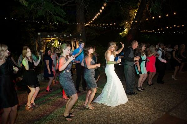 Joe got everyone on the dance floor for the cupid shuffle, and had Matt and I lead it! He makes a simple idea 10X better!! :)