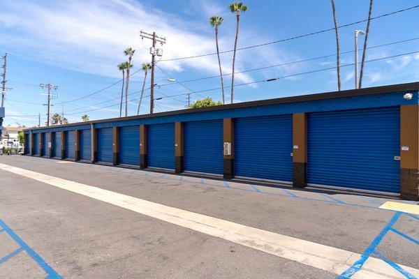 Drive-up storage units