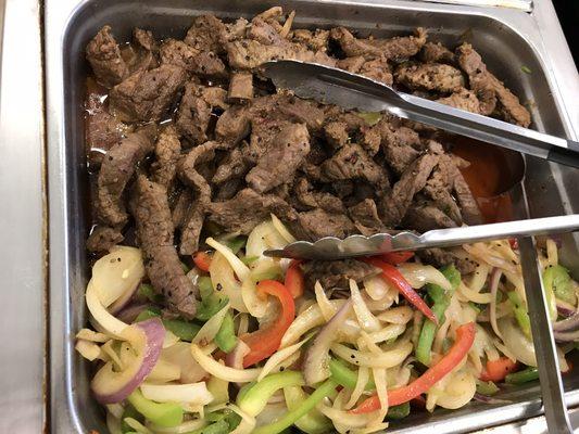 Steak fajitas