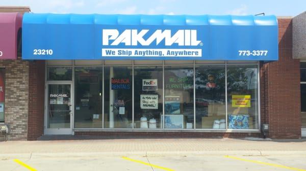 Pak Mail Store Front - here to serve you!