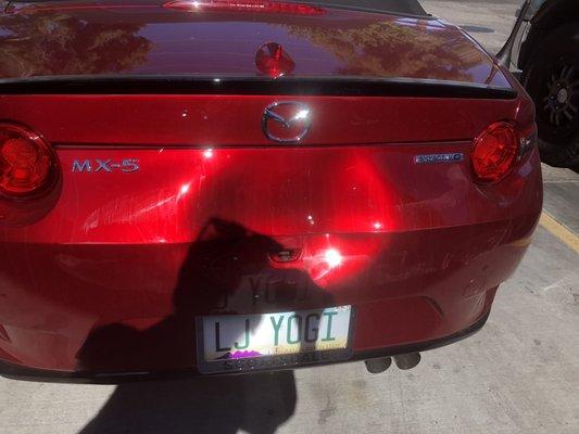 Got rear ended