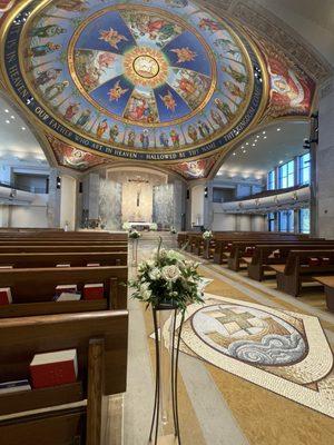 Flowers and dome