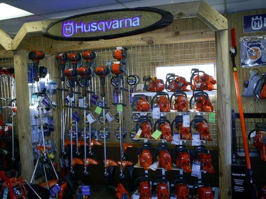 Full line Husqvarna Chainsaw and Trimmers