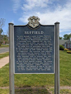 History of Suffield CT