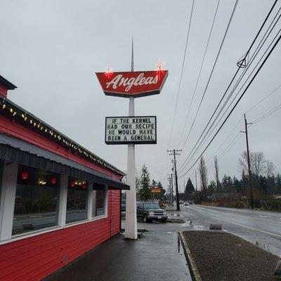 I love this sign! The whole experience was what I hope to see with a diner from the decor to the food.