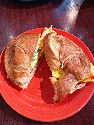 Spin Veggie Breakfast Sandwich