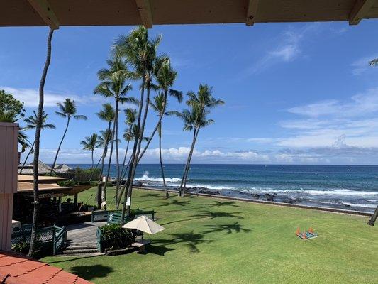 Overlooking Kona Inn Restaurant.