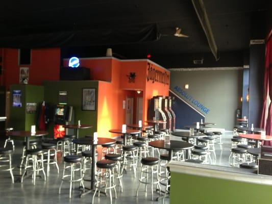 Seating area and darts