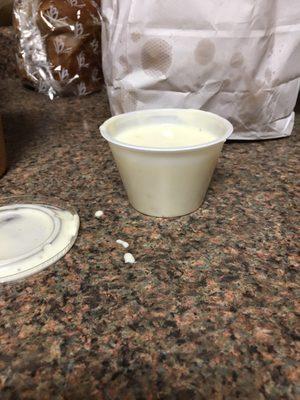 $10 queso? Should be 5 times this size at least.