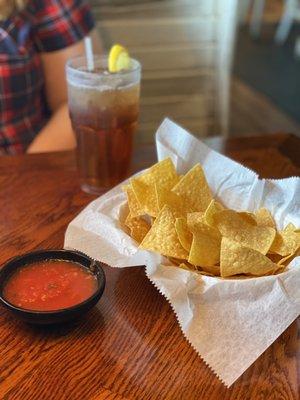 Chips and salsa while you wait...