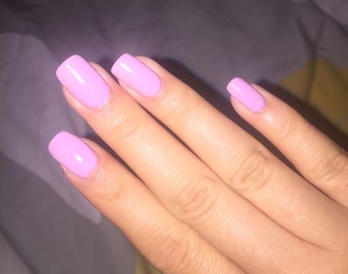 Gel Manicure on my real nails. Ask for Yen!