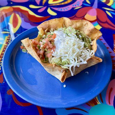 chicken fajita taco salad