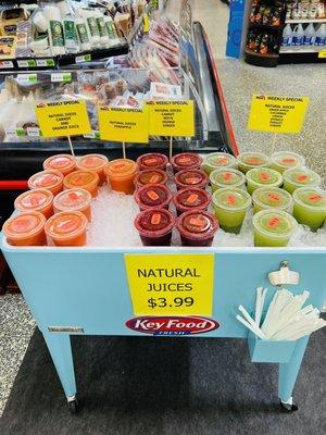 Natural fresh juice daily