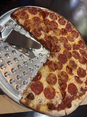 Pepperoni pizza