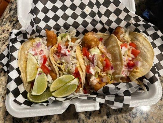 4 Fish Tacos for $11