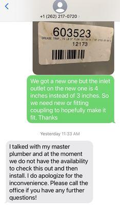 Kenosha Plumbing Text