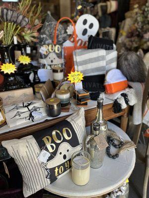 Halloween and Fall decor is 30% off. Discounts on Christmas decorations as well.