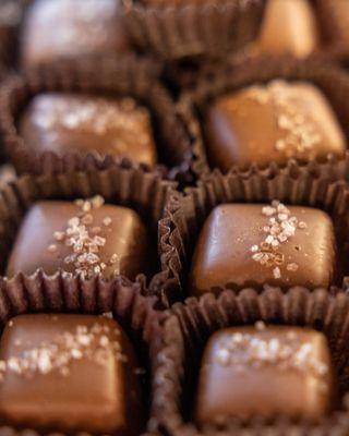 Sea salt caramels