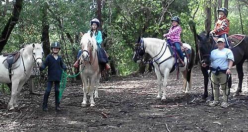 Campers ready for a trail ride!