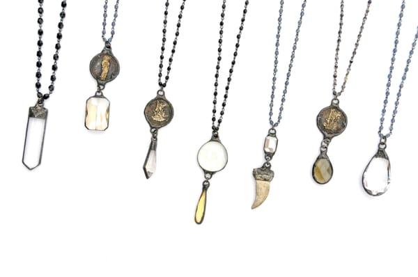 Couture Jems Antique Medal Necklaces - Fall 2105