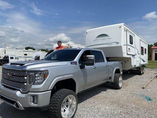 Loaded up in Oklahoma headed for Nebraska!!