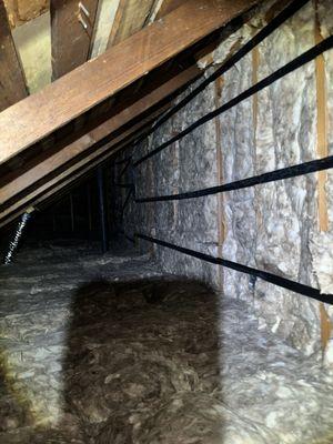 Attic insulation and knee walls