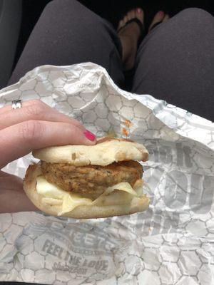 Chicken sausage muffin