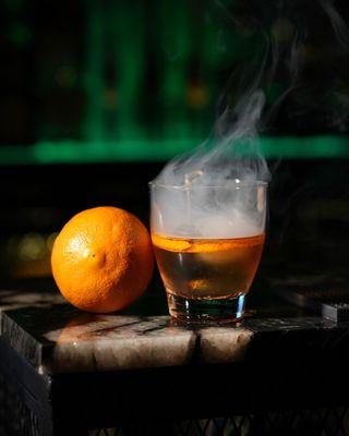 The best Signture Old Fashioned at La Vie Hookah Lounge