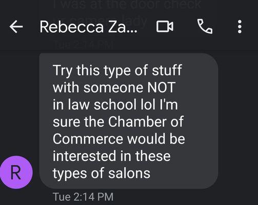 REBECCA ZAVALA WHAT LAW SCHOOL DID YOU GO TO FRUITLOOP UNIVERSITY BECAUSE DON'T KNOW ANYTHING ABOUT THE LAWS THAT GOVERNS THE NAIL INDUSTRY