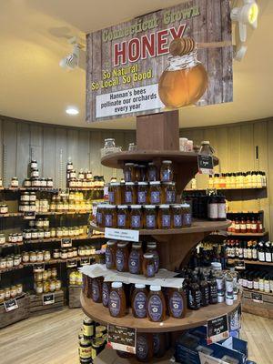 Local honey selection