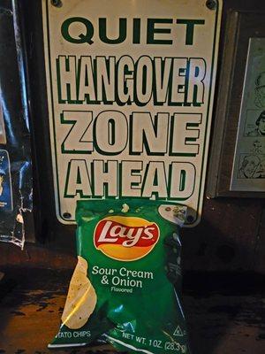 Lay's Sour Cream & Onion Potato Chips 1oz Bag $0.75 (10/17/21). @TheSceneNorthHollywood #NorthHollywood #SFV #DiveBar #Beer #Snacks