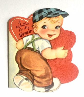 Vintage Valentine I got for my nephew who looks just like this!