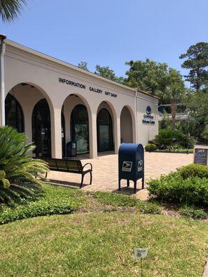 Welcome center building