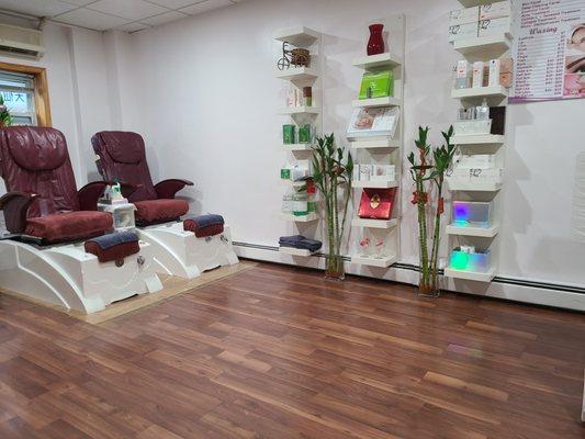 Spa pedicure area