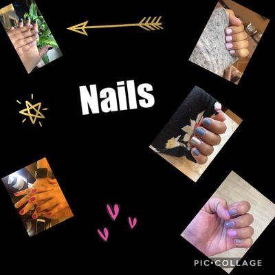 These were some pictures of my daughter and I nails!! They do an amazing job there.. we both love everything they do for us!!