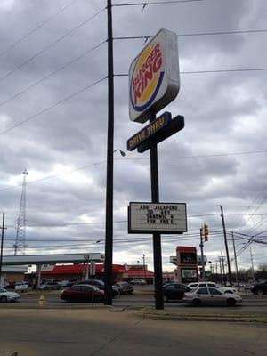 On the corner of 21st and Garnett.