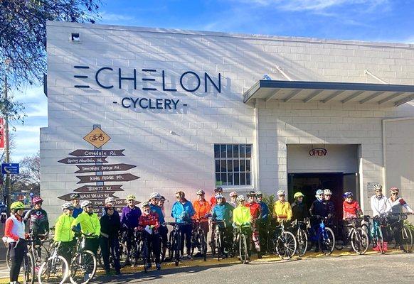 Thank you Kevin & Echelon for hosting the Sonoma County Biker Chicks!