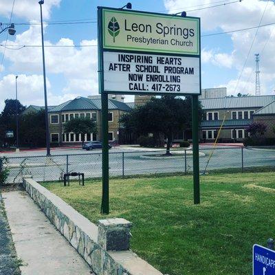 Inspiring Hearts After School Program at Leon Springs Presbyterian Church!