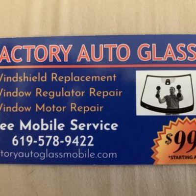 Factory Auto Glass Mobile