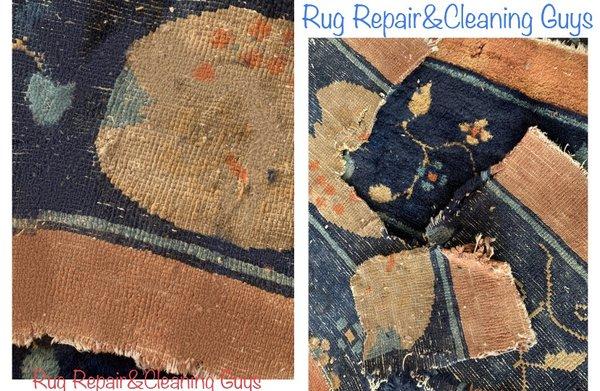 Rug Repair guys proudly can repair any type of damages that has been done to your rugs!