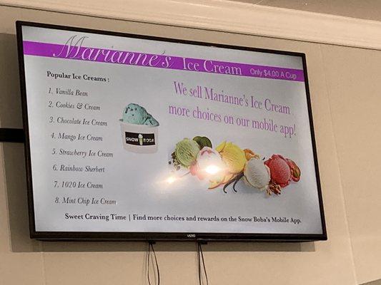 Marianne's ice cream popular flavors