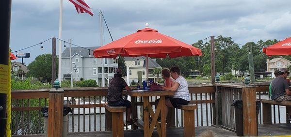 Water side patios