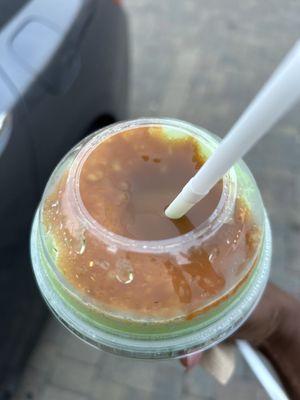 Caramel Apple Frozen Drink