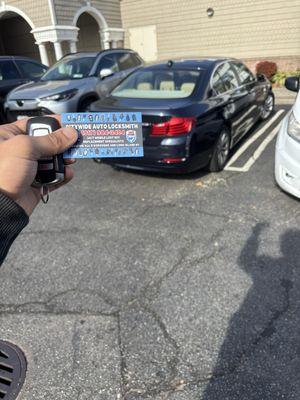 2014 BMW Lost key replacement in Lynbrook #carkeys #autolocksmith