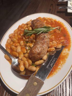 White Beans with Chicken Sausage