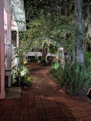 Courtyard outside main Inn