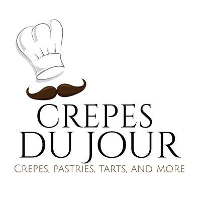 Crepes Du Jour Restaurant logo design Created by LogoForWork team Florida