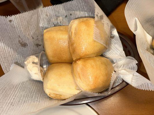 Fresh hot rolls