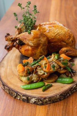 Roasted Chicken + Romesco