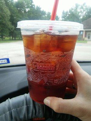 My FREE Cold Brew just because I had the DD Perks Card, that's it! Nice, cool and flavorful for a summer day in TX